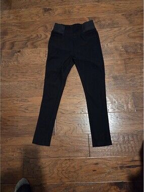 Indero Black Nylon Spandex Pants Size M Waist 24"
